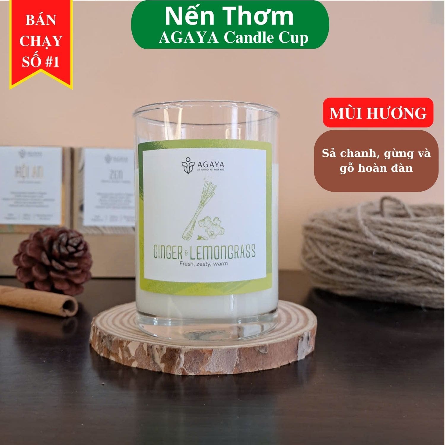 Nến Thơm Agaya Candle Cup 100g 