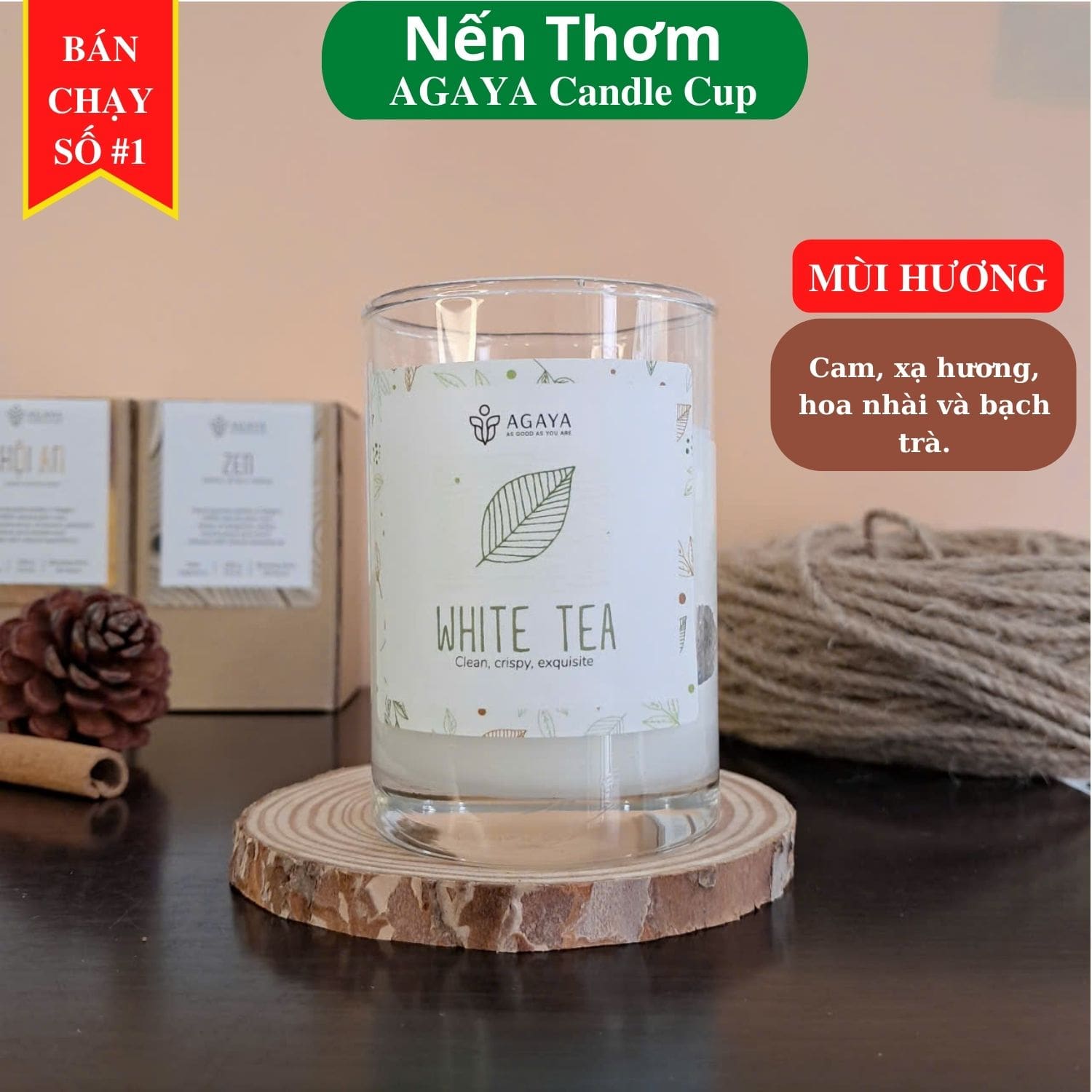 Nến Thơm Agaya Candle Cup 100g 
