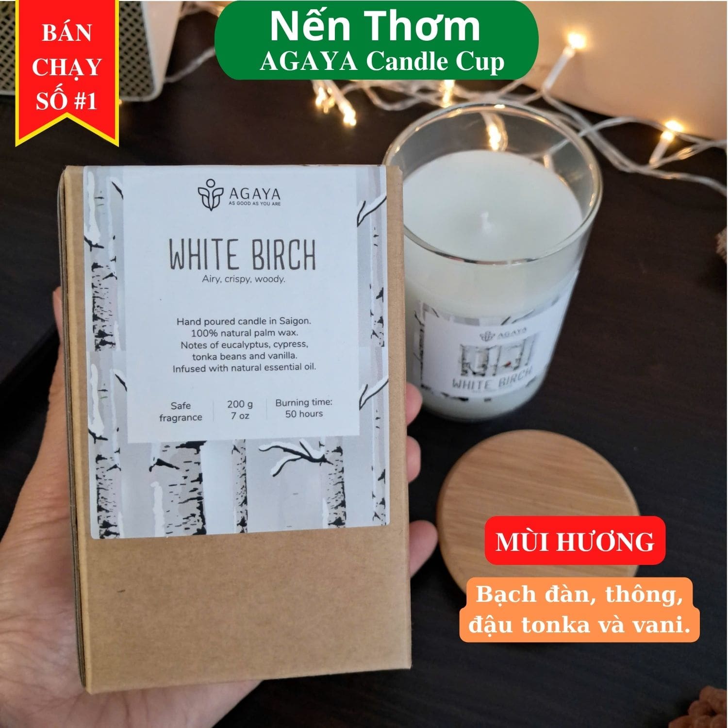 Nến Thơm Agaya Candle Cup 200g