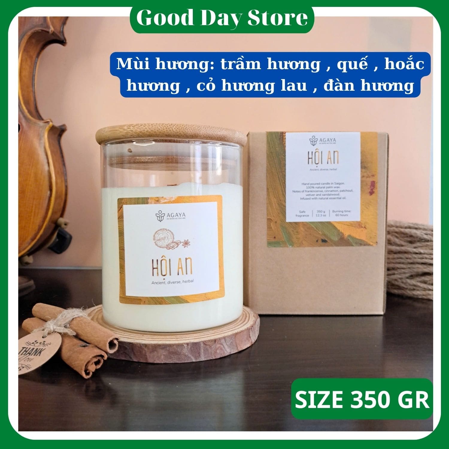 Nến Thơm Agaya Candle Cup 350g