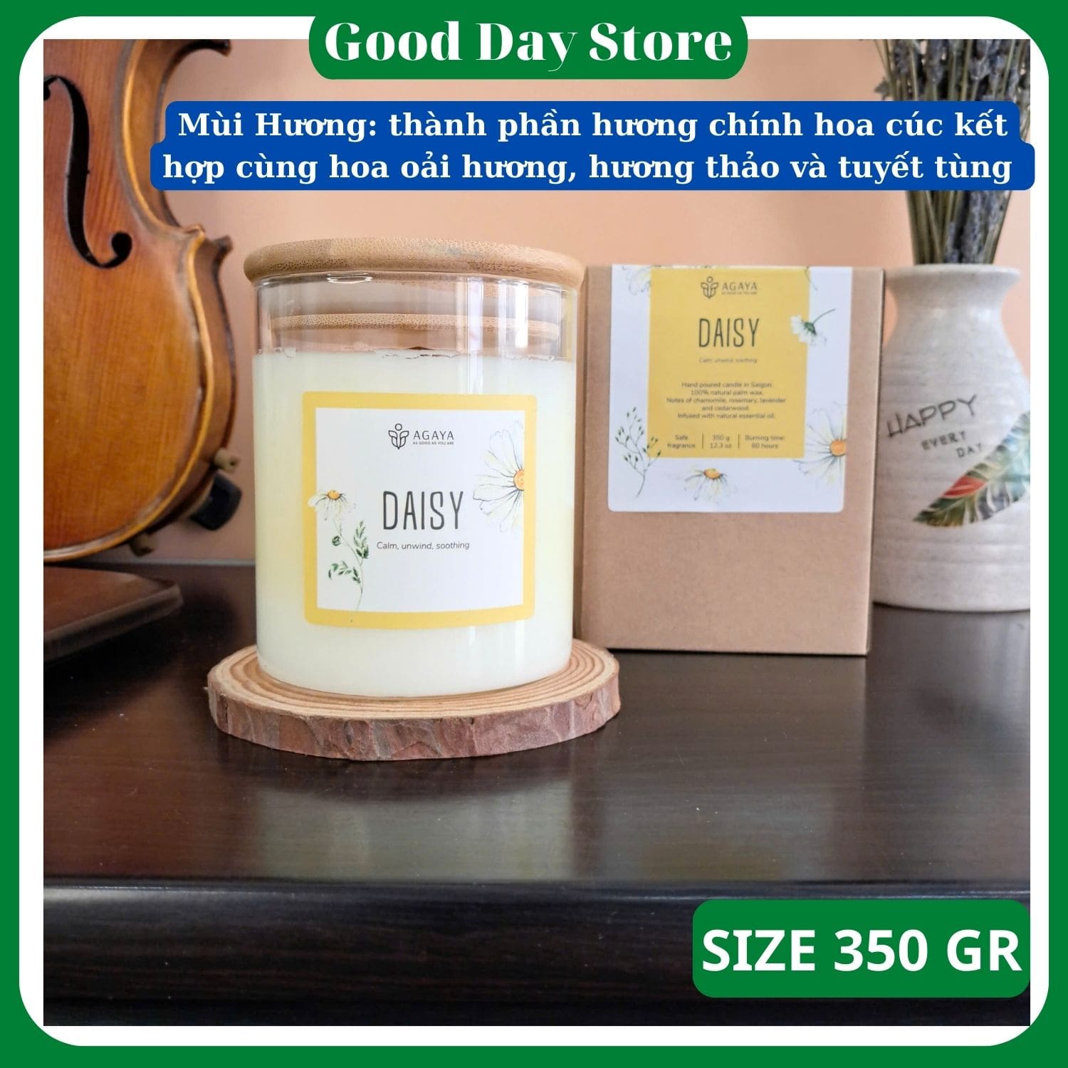 Nến Thơm Agaya Candle Cup 350g