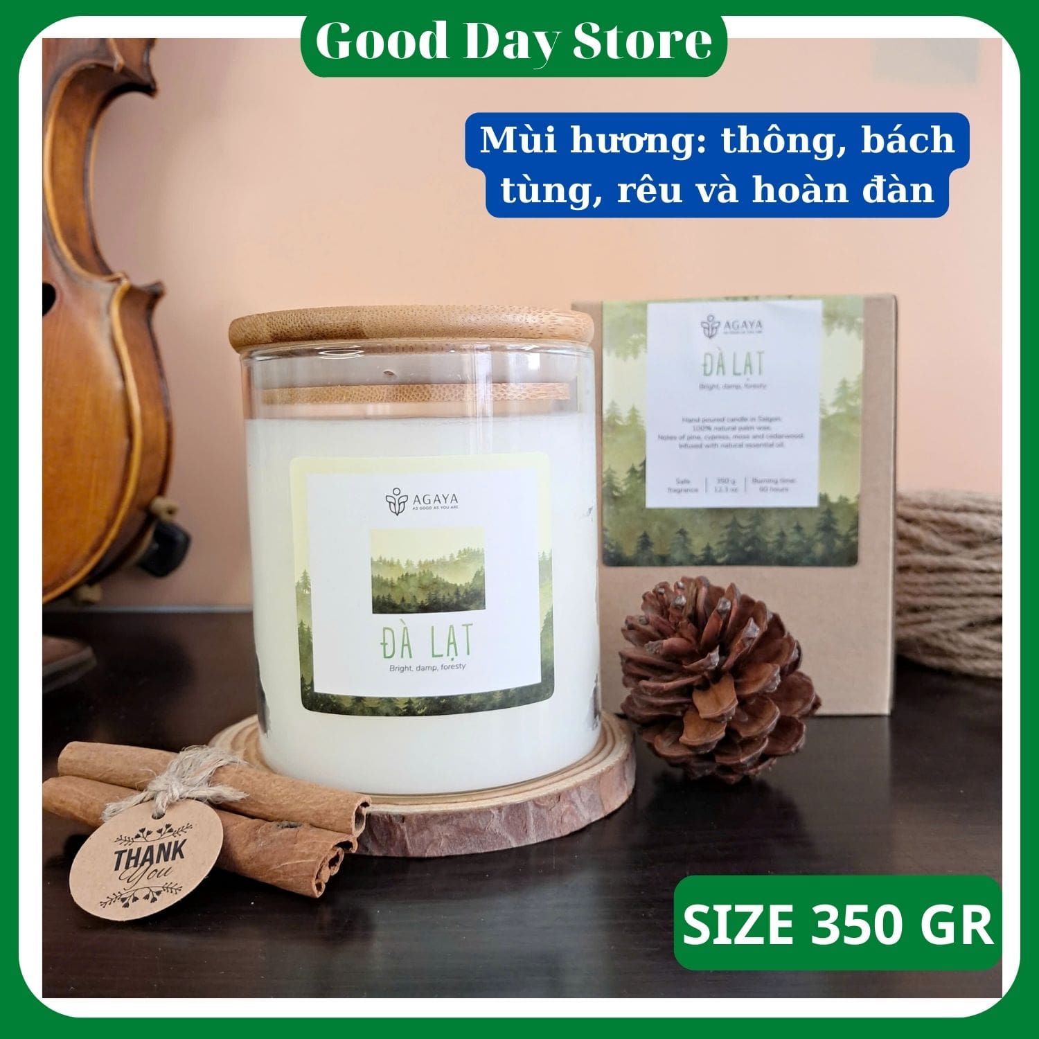 Nến Thơm Agaya Candle Cup 350g